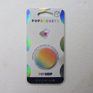 Popsockets Popgrip Premium Glitter Pastel Morning Phone Stand NEW in SEALED Pkg